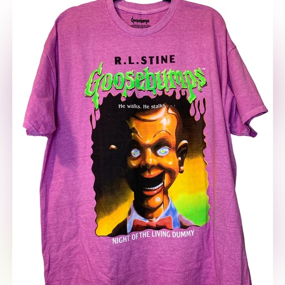 UNISEX GOOSEBUMPS GRAPHIC TEE VARIOUS SIZES - Picture 3 of 3